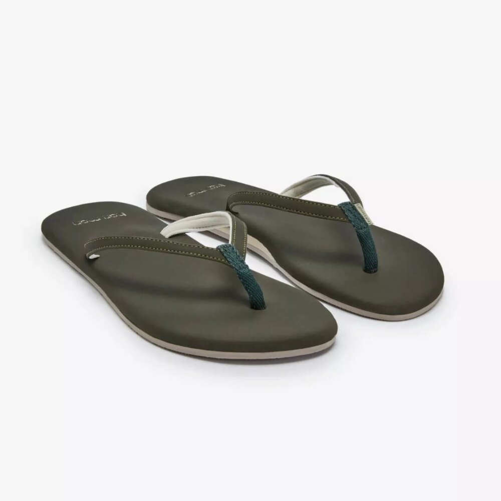 NWT HARI MARI FLIP FLOPS SIZE 8 ARCH SUPPORT RECYCLED VEGAN GREY